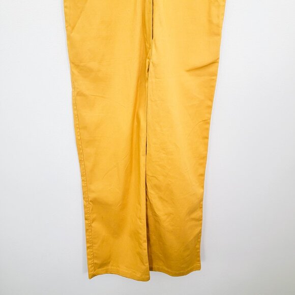 Nooworks Short Sleeve Coveralls Jumpsuit Mustard Yellow XXS - Picture 4 of 8